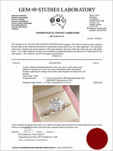 Load image into Gallery viewer, 5.33ct Rare Natural F Colour Diamond Platinum Ring