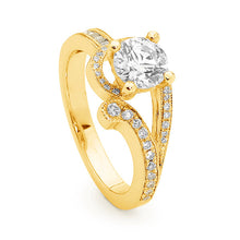 Load image into Gallery viewer, Brilliant Cut Engagement Ring Viva Style