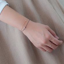 Load image into Gallery viewer, Bubble Tea Diamond Bracelet -18k Gold -Natural Diamond -Petite Jewellery -Gift- Sale