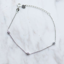 Load image into Gallery viewer, Bubble Tea Diamond Bracelet -18k Gold -Natural Diamond -Petite Jewellery -Gift- Sale