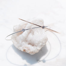 Load image into Gallery viewer, Diamond Bangle - 18k Gold -Bracelet -Petite Jewellery -Valentines Day - Gift -Sale