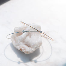 Load image into Gallery viewer, Diamond Bangle - 18k Gold -Bracelet -Petite Jewellery -Valentines Day - Gift -Sale