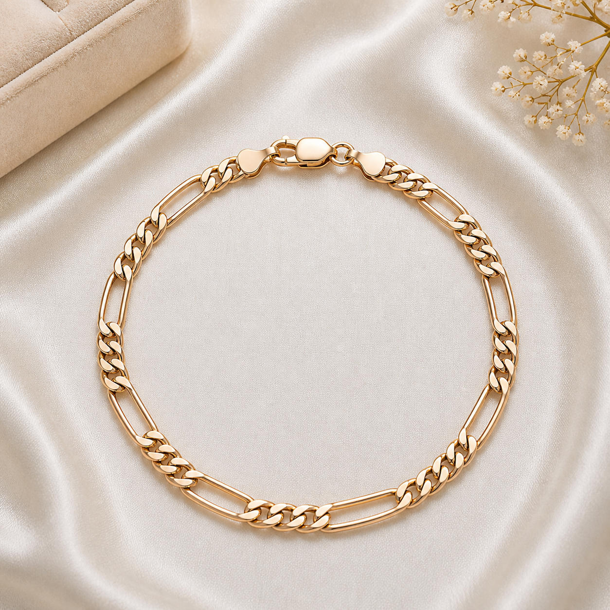 Solid 9ct Rose Gold Link Bracelet – Elegant and Heavy 21.55g