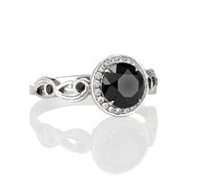 Load image into Gallery viewer, Black Diamond Engagement Ring
