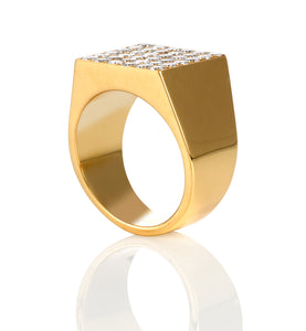 Man's Yellow Gold Signet Ring