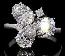 Load image into Gallery viewer, Lab Grown Three Stone  Engagment Ring
