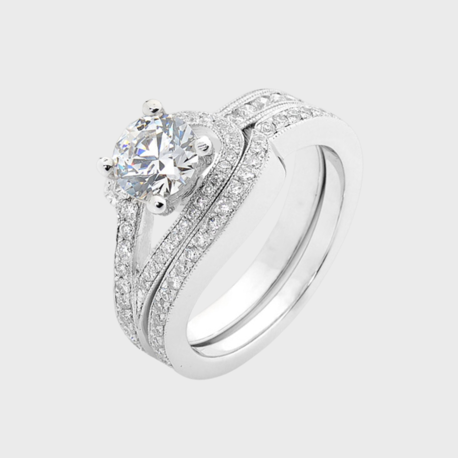 Brilliant Cut Engagement Ring Viva Style