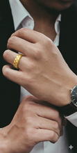 Load image into Gallery viewer, White Or Yellow Gold Hand Braided Ring Band
