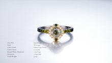 Load image into Gallery viewer, Fancy Gray-Green Diamond Engagement Ring
