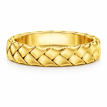 Load image into Gallery viewer, White Or Yellow Gold Hand Braided Ring Band
