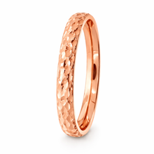 Load image into Gallery viewer, Hammered Wedding Band - 14 K Rose Gold
