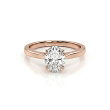 Load image into Gallery viewer, Oval Solitaire Engagment Ring
