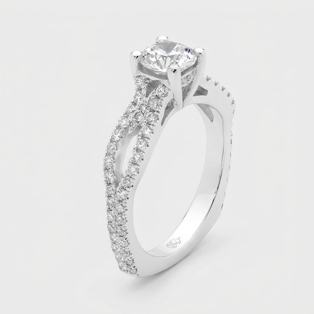 Brilliant Engagement Ring  Lori