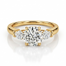 Load image into Gallery viewer, Tree Stone Pear Shape Sides Engagment Ring
