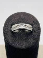 Load image into Gallery viewer, Handmade Platnium Diamond Wave 6mm Eternity Wedding Ring
