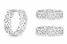 Load image into Gallery viewer, 18ct White Gold Celtic Ring
