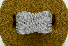 Load image into Gallery viewer, Natural Diamond Swirl Crossover Ring in 9ct White Gold | Wide Pavé &amp; Channel Set Diamond Ring
