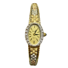 Load image into Gallery viewer, Vintage 14ct Solid Gold Geneve Tri-Colour Diamond Watch
