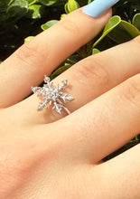 Load image into Gallery viewer, Snowfall Radiance Diamond Ring - 9ct White Gold (0.18ct Natural Diamonds)
