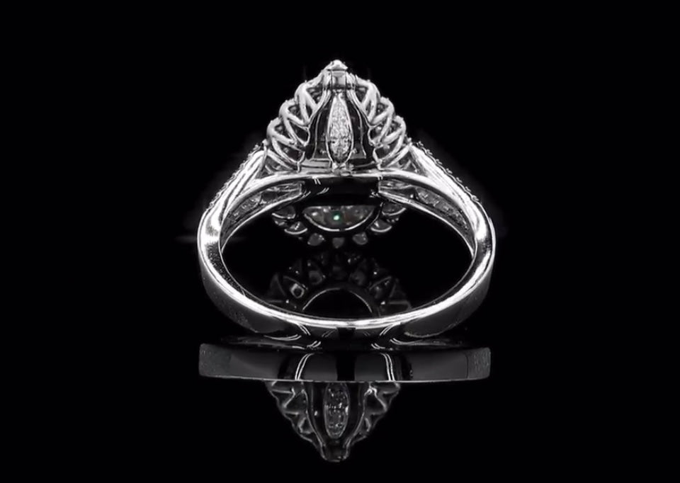 Natural Pink Diamond Ring