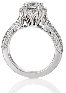 Brilliant Engagement Ring Split Shank