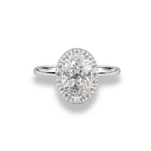 Load image into Gallery viewer, Halo Oval Shape Engagment Ring
