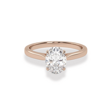 Load image into Gallery viewer, Oval Solitaire Engagment Ring
