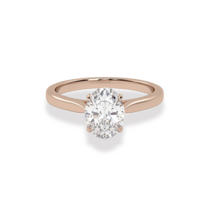 Oval Solitaire Engagment Ring