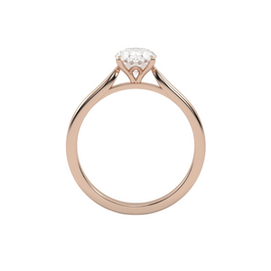 Oval Solitaire Engagment Ring