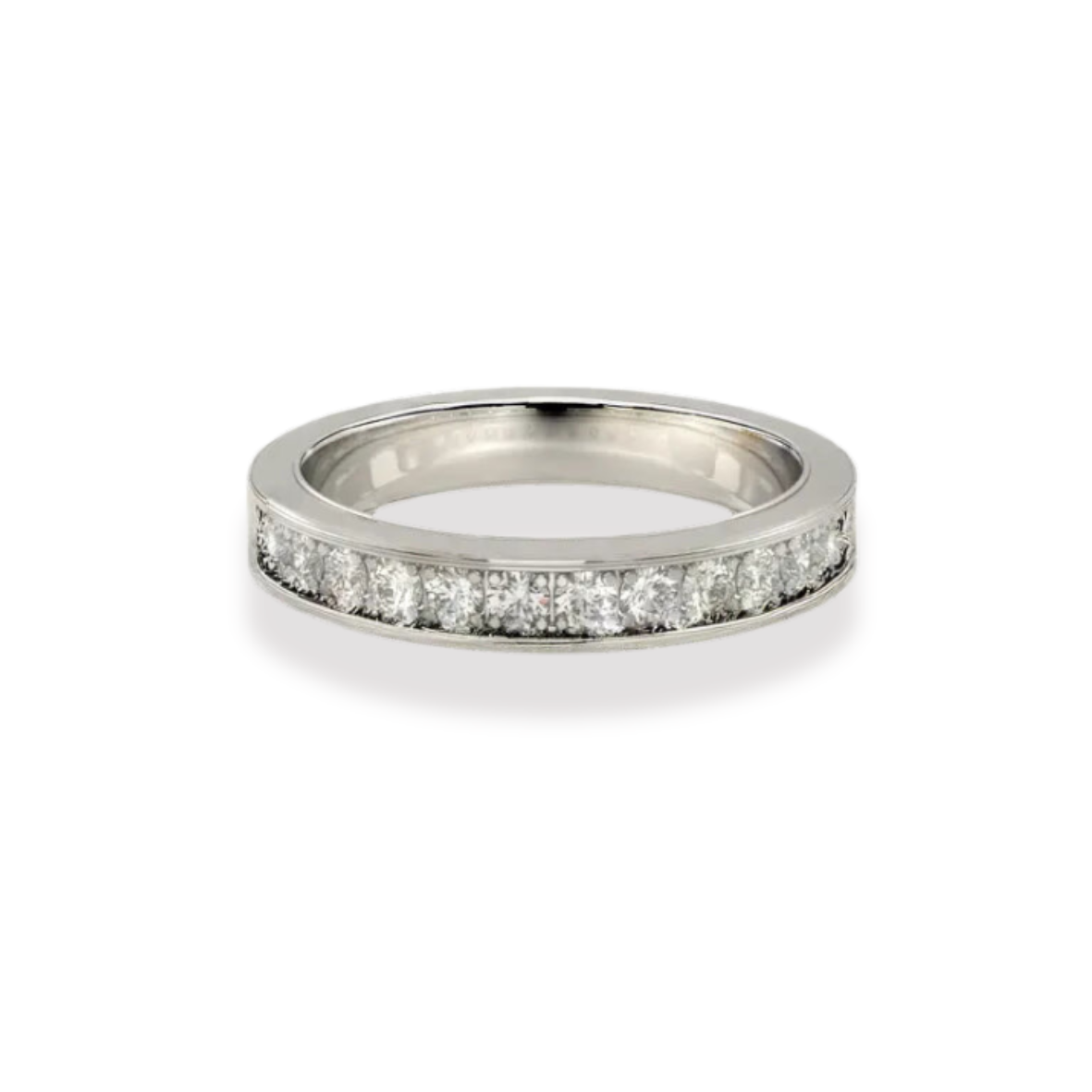 Bead Set Pave Wedding Band