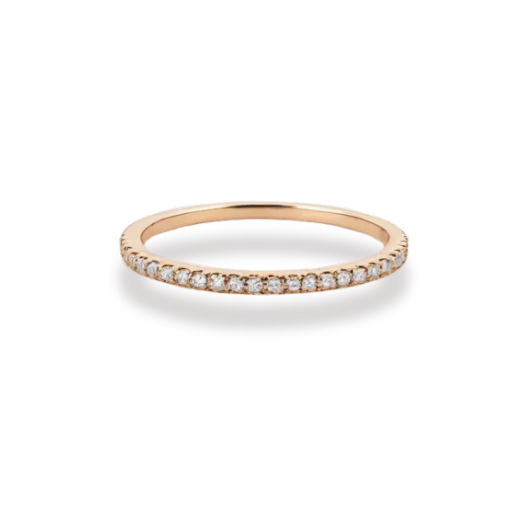 Eternity Diamond Rose Gold Wedding Band