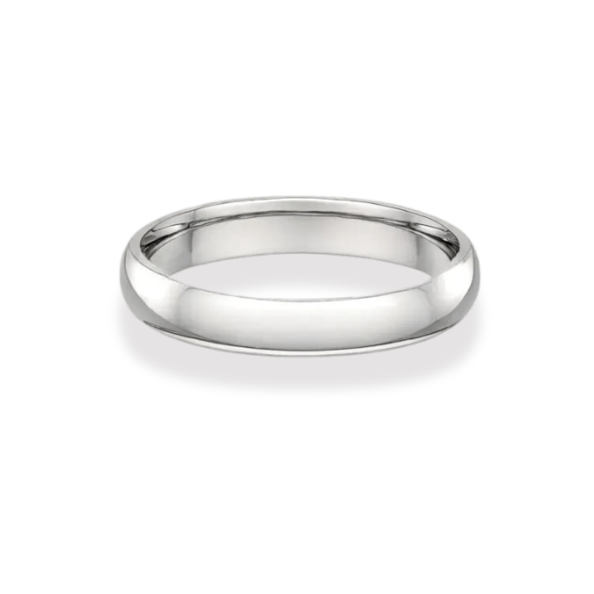 Women's Classic Dome Style Wedding Band  4mm