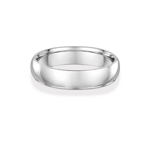 Man's Classic Dome Style Wedding Band 6mm