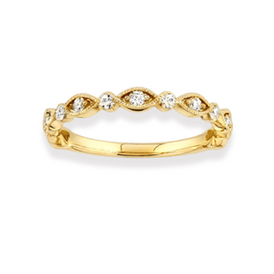 Yellow Gold Mezmerising Wedding Band