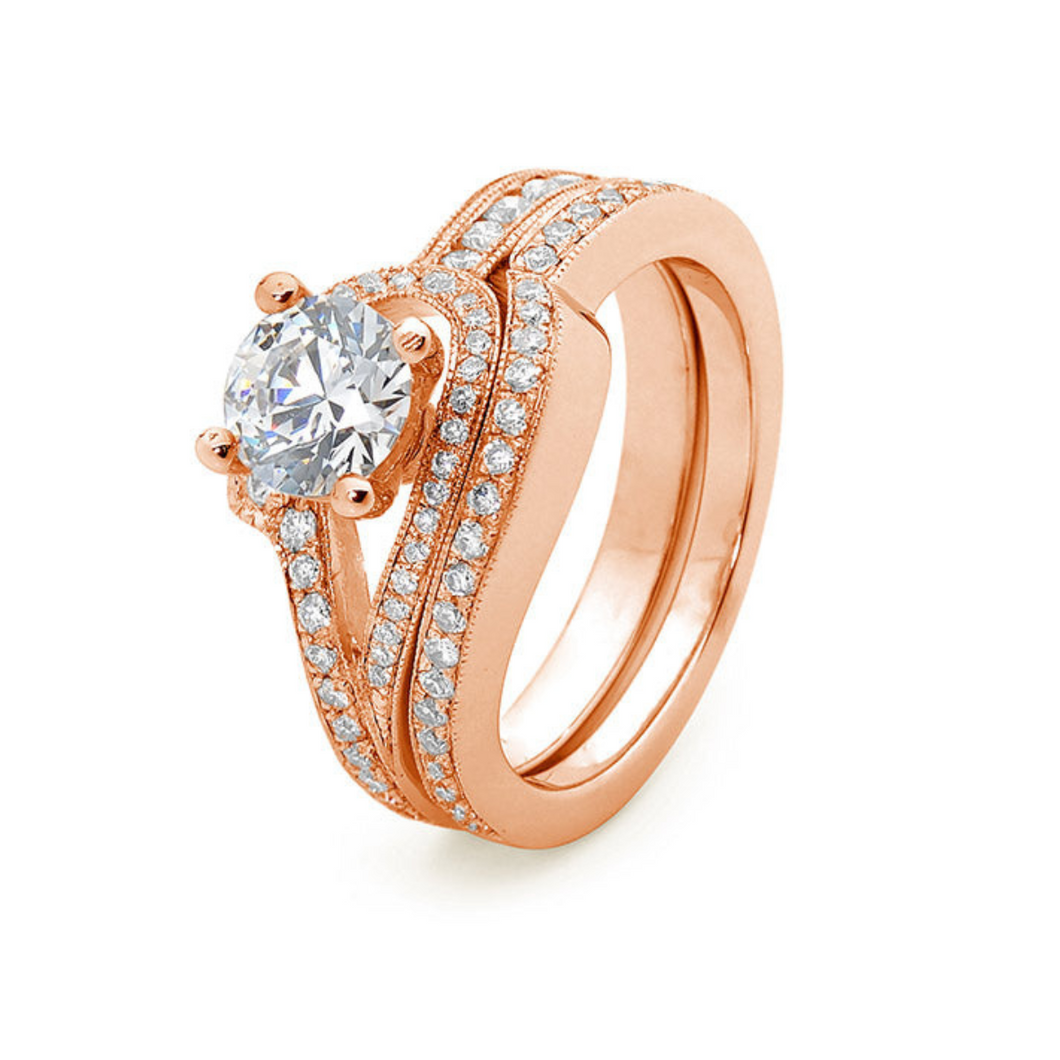 Brilliant Cut Engagement Ring Viva Style