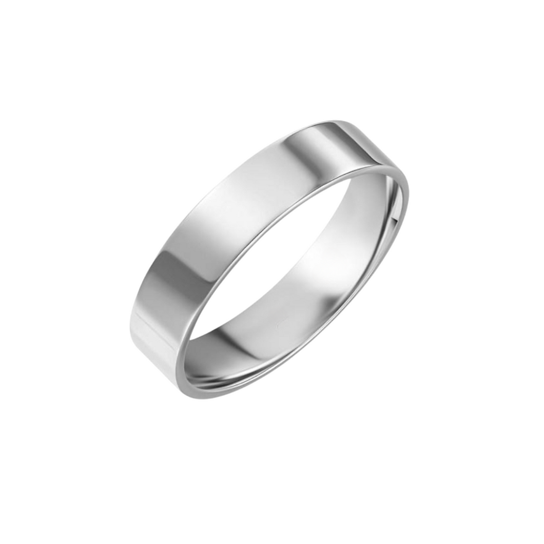 Classic Flat Style 5 mm Wedding Band