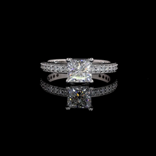 Load image into Gallery viewer, Princess Cut Diamond Ring
