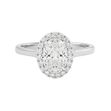 Load image into Gallery viewer, Halo Oval Shape Engagment Ring
