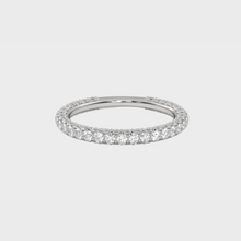 Load image into Gallery viewer, All Sides Set Diamonds  Wedding Band
