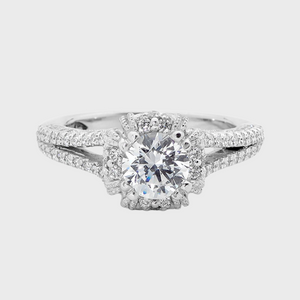 Brilliant Engagement Ring Split Shank