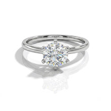 Load image into Gallery viewer, Six Claw Solitaire Engagment Ring
