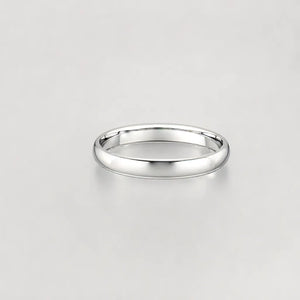 Women's Full Dome Style Wedding Band 3mm