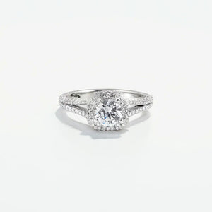 Brilliant Engagement Ring Split Shank