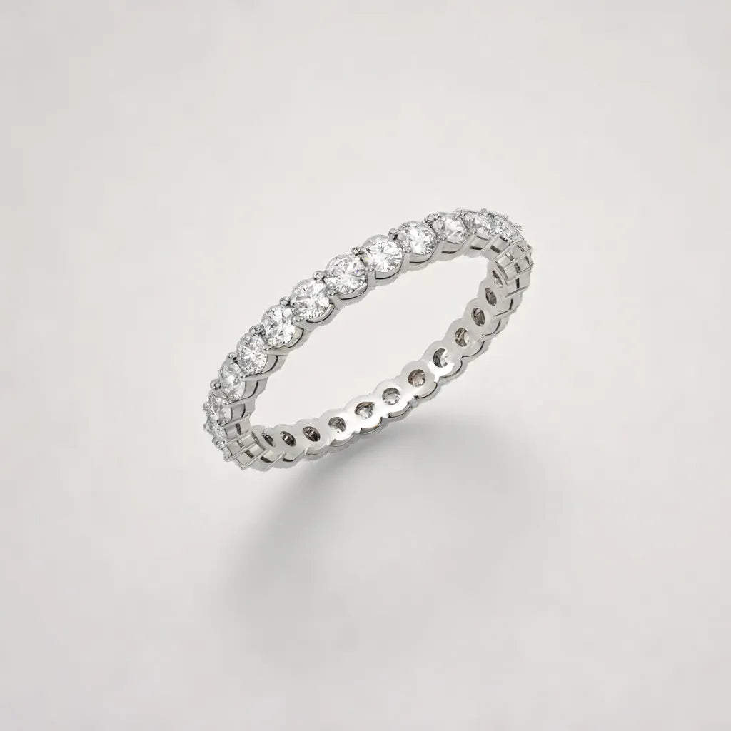 Shared Claw Eternity Wedding Band