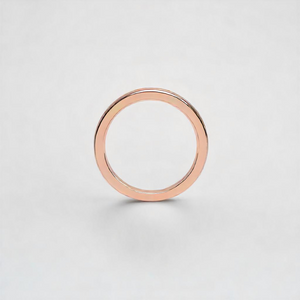 Bead Set Pave Rose Gold Wedding Band