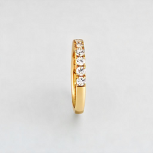 Load image into Gallery viewer, Yellow Gold Wedding Band with Diamonds
