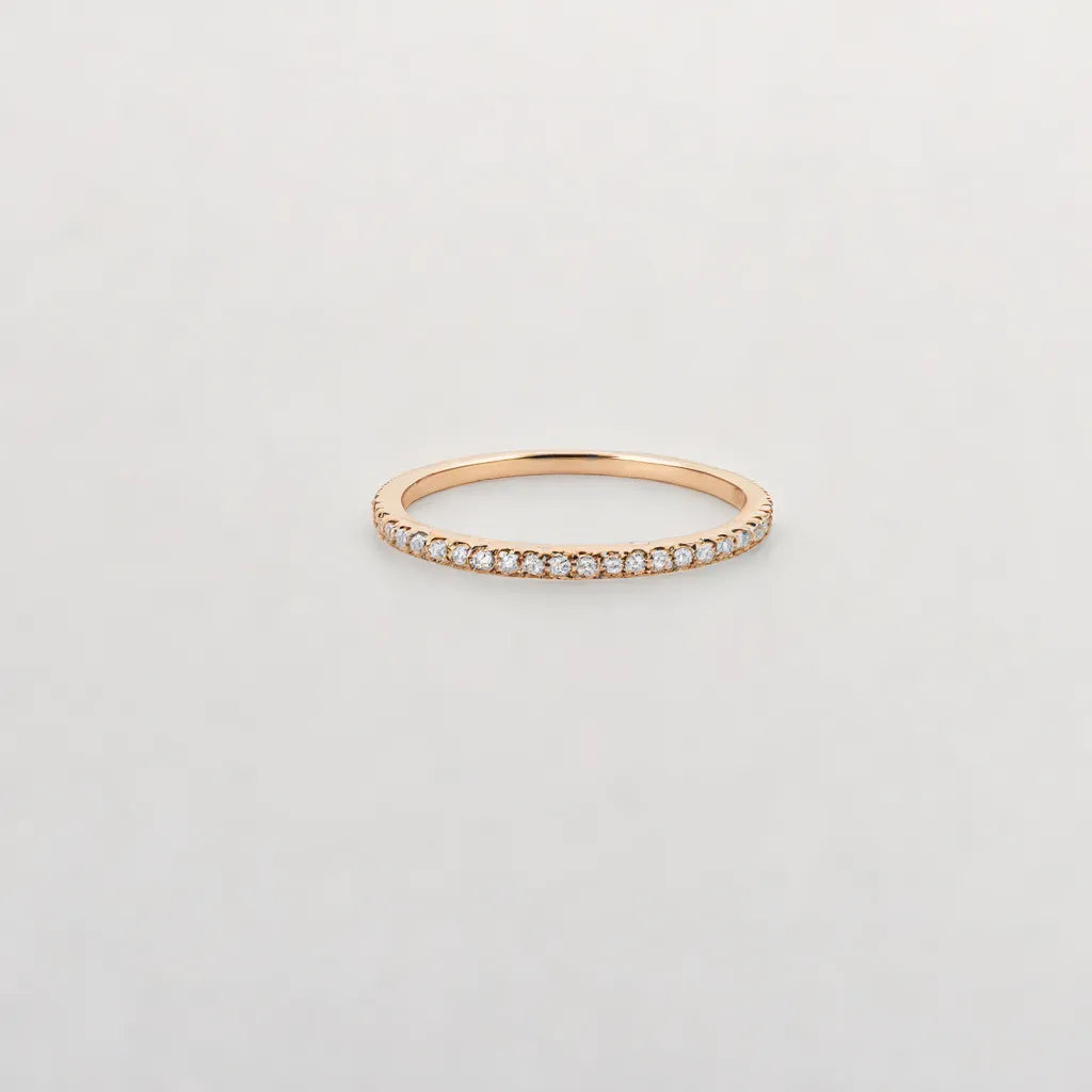 Eternity Diamond Rose Gold Wedding Band