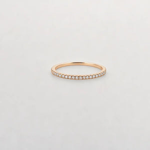 Eternity Diamond Rose Gold Wedding Band