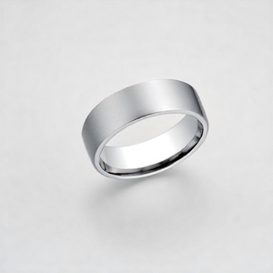 Gents Satin Finish 7mm Wedding Band