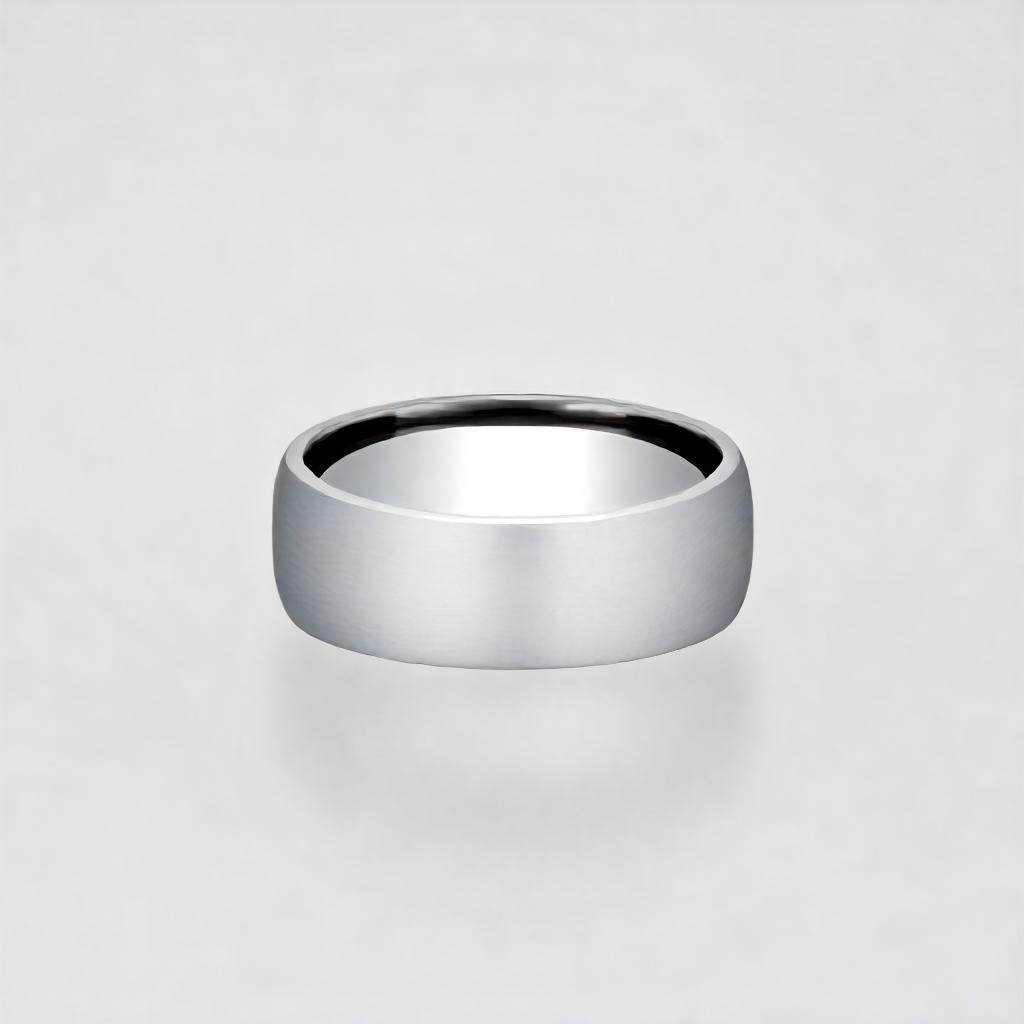 Gents Satin Finish 7mm Wedding Band